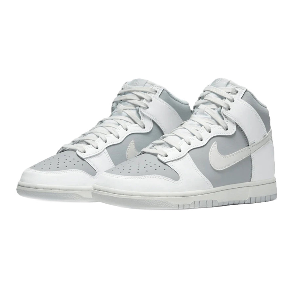Nike Dunk High Retro - Grau / Weiß