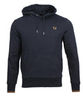 Fred Perry Herren Hoodie - M2643 - Navy/Braun