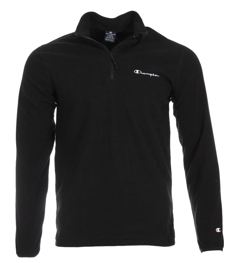 Champion Half-Zip Fleece Pullover - Schwarz