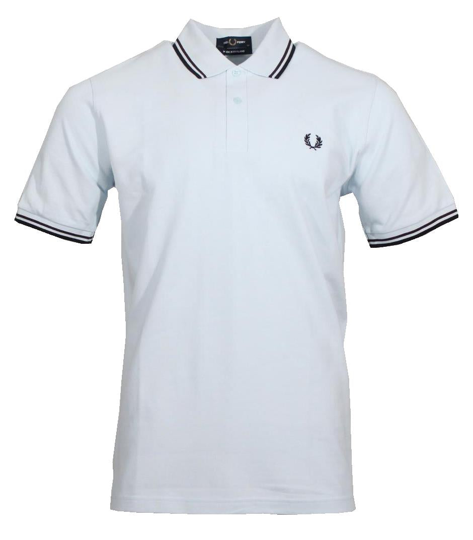 Fred Perry Polo - M12 - Hellblau