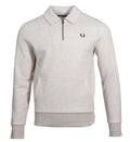 Fred Perry Half Zip Pullover - M8637 - Beige