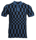 Fred Perry Polo - M8613 - Blau kariert