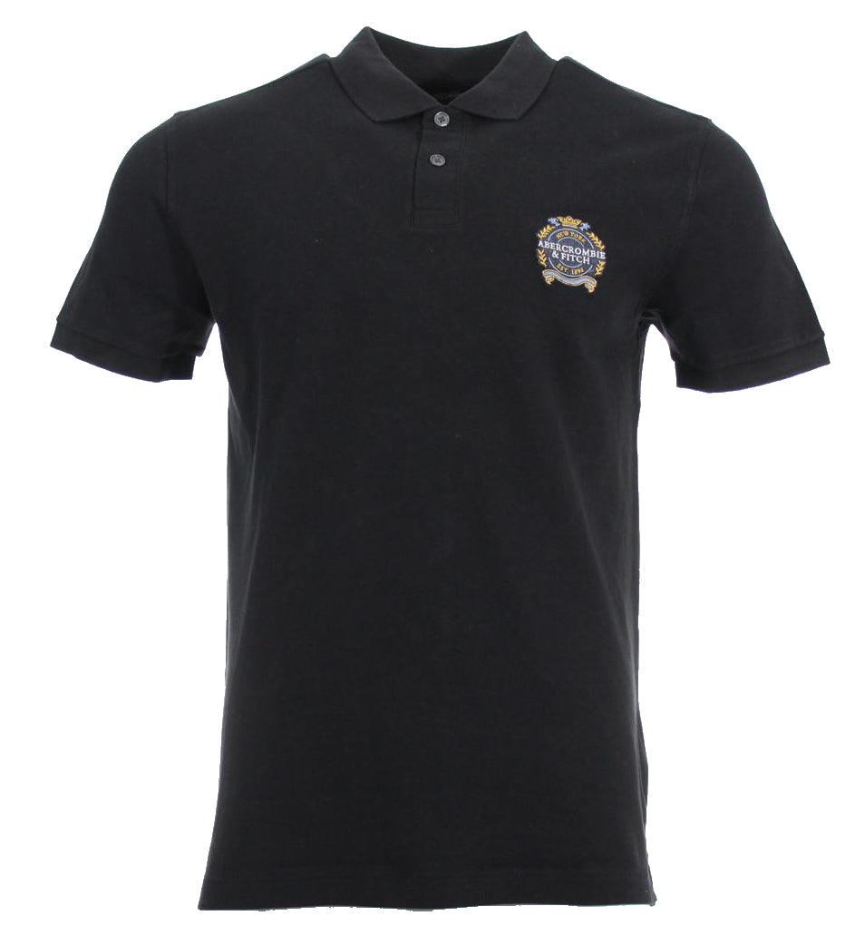 Abercrombie & Fitch Herren Polo - Schwarz