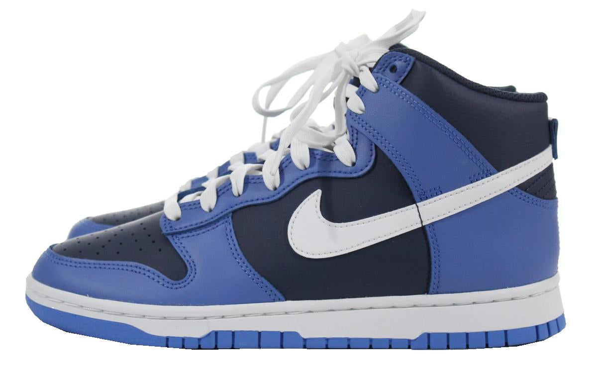 Nike Dunk High Retro - Medium-Blue/White