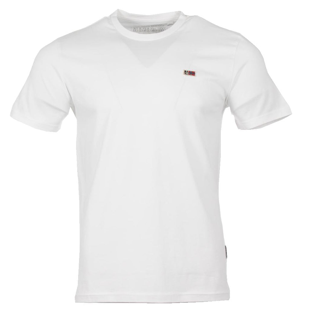 Napapijri Rundhals T-Shirt - Weiß