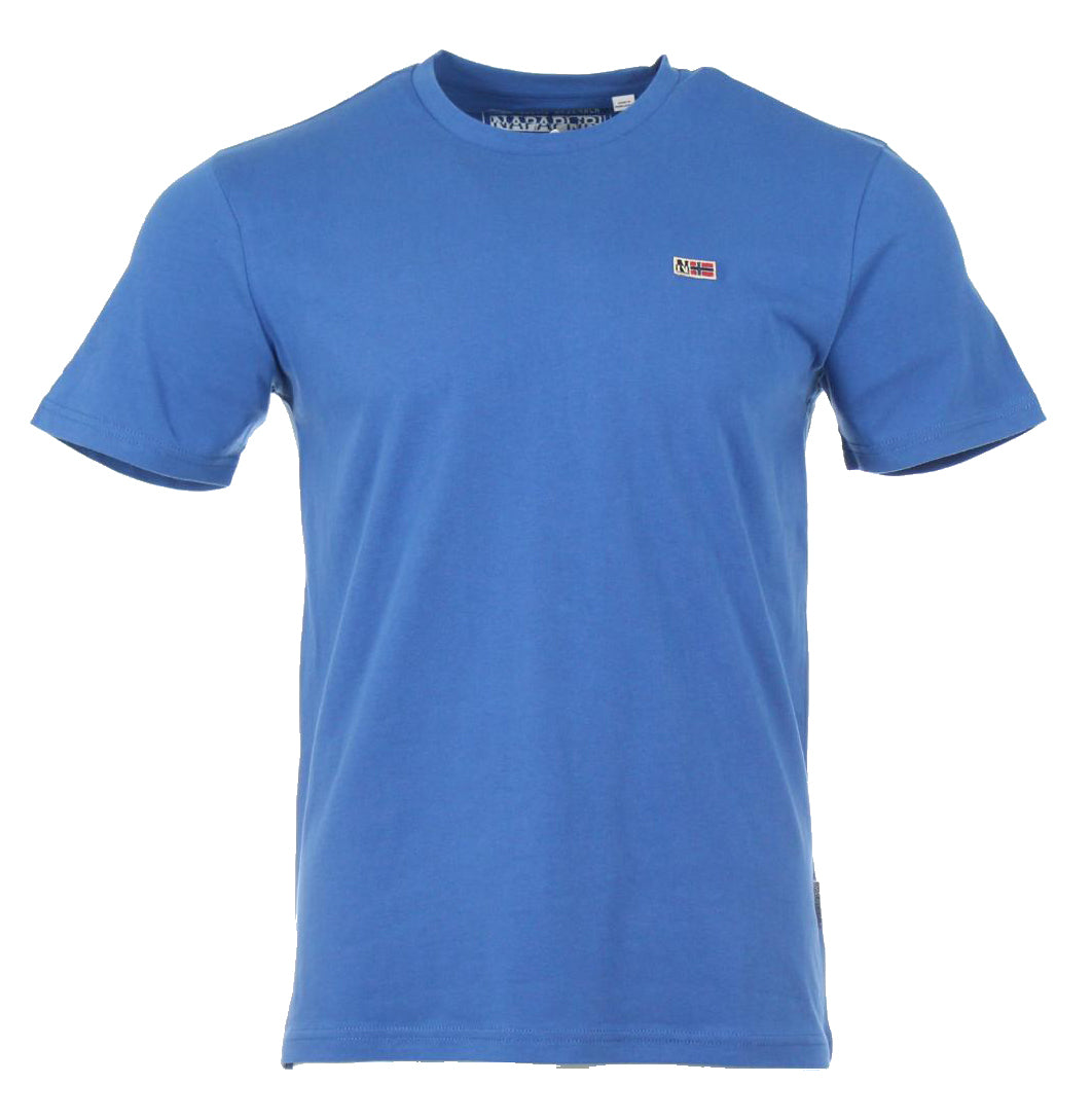 Napapijri Rundhals T-Shirt - Blau