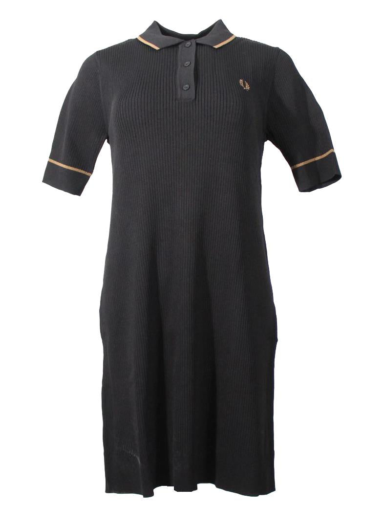 Fred Perry Kleid - D6163 - Schwarz