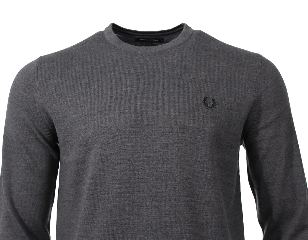 Fred Perry Rundhals Pullover - K9601 - Grau