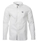 Fred Perry Langarm Hemd - M5650 - Weiß
