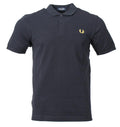 Fred Perry Polo - M6000 - Navy/Gelb