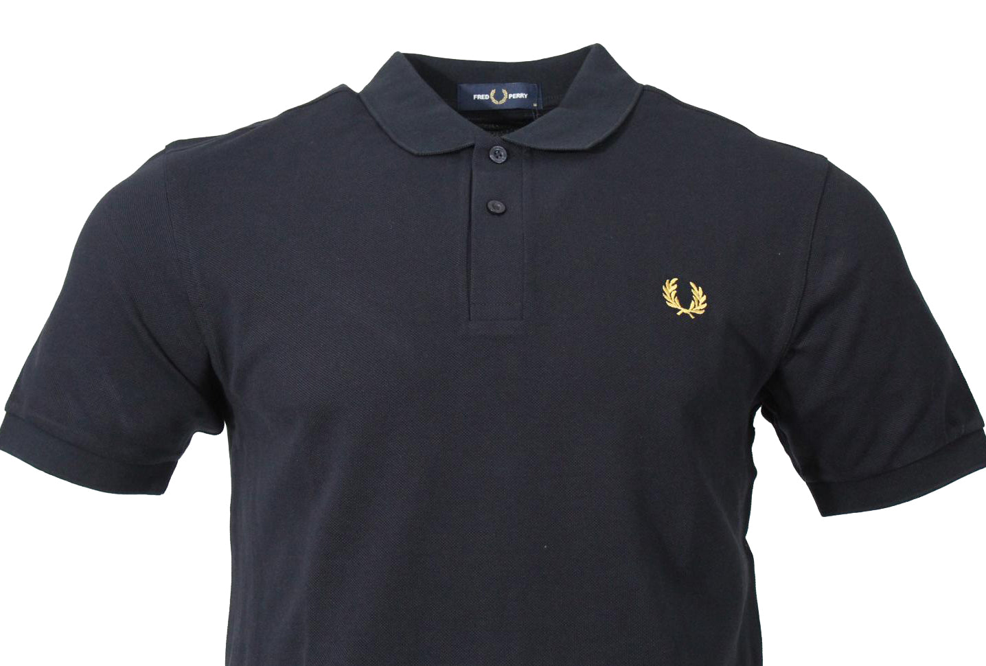Fred Perry Polo - M6000 - Navy/Gelb