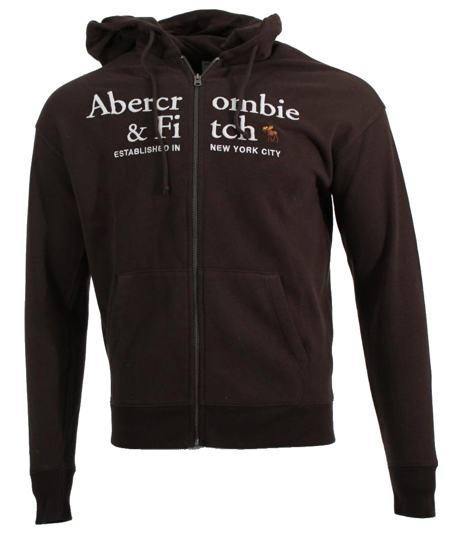 Abercrombie & Fitch Kapuzenjacke - Dunkelbraun