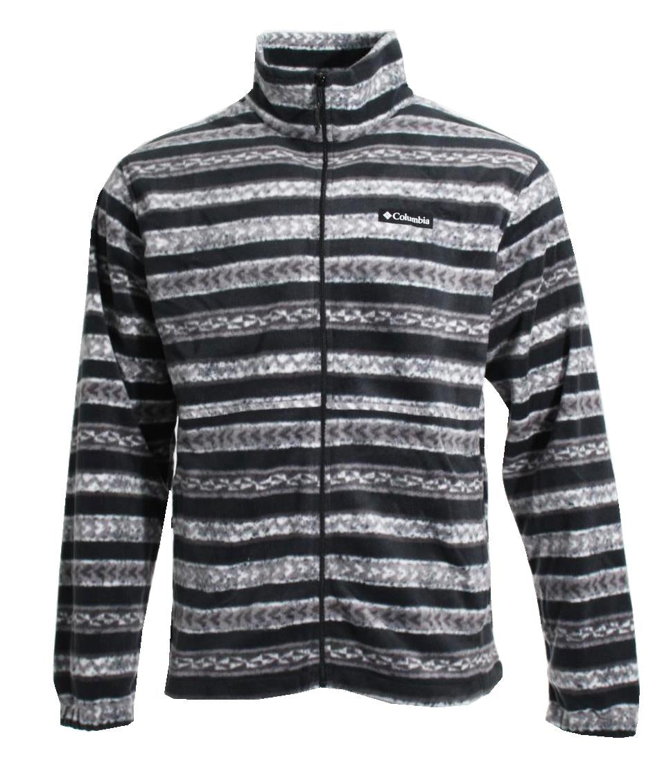 Columbia Herren Fleece Jacke - Schwarz/Grau