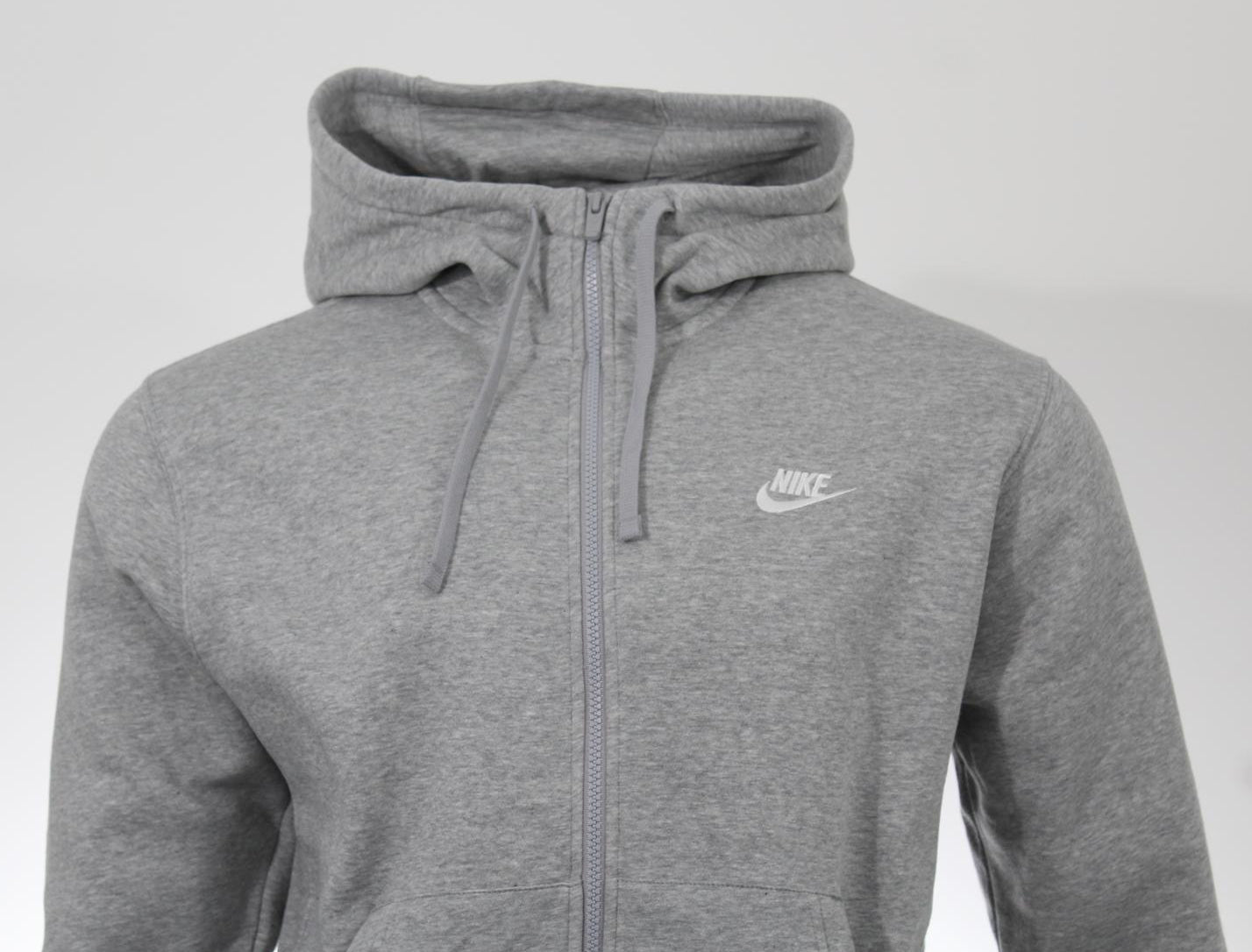 Nike Reißverschluss Jacke - Hellgrau