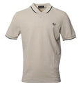 Fred Perry Polo - M3600 - Creme/Schwarz/Weiß