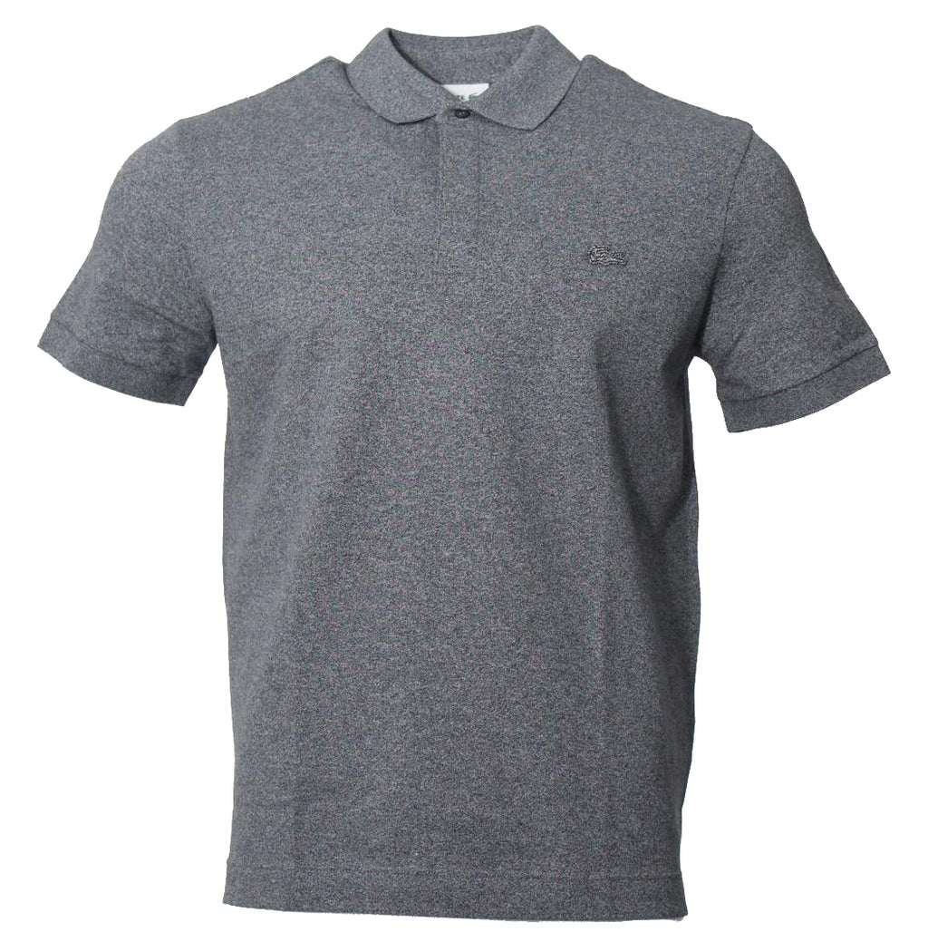 Lacoste Herren Kurzarm Polo - Regular Fit - Grau meliert