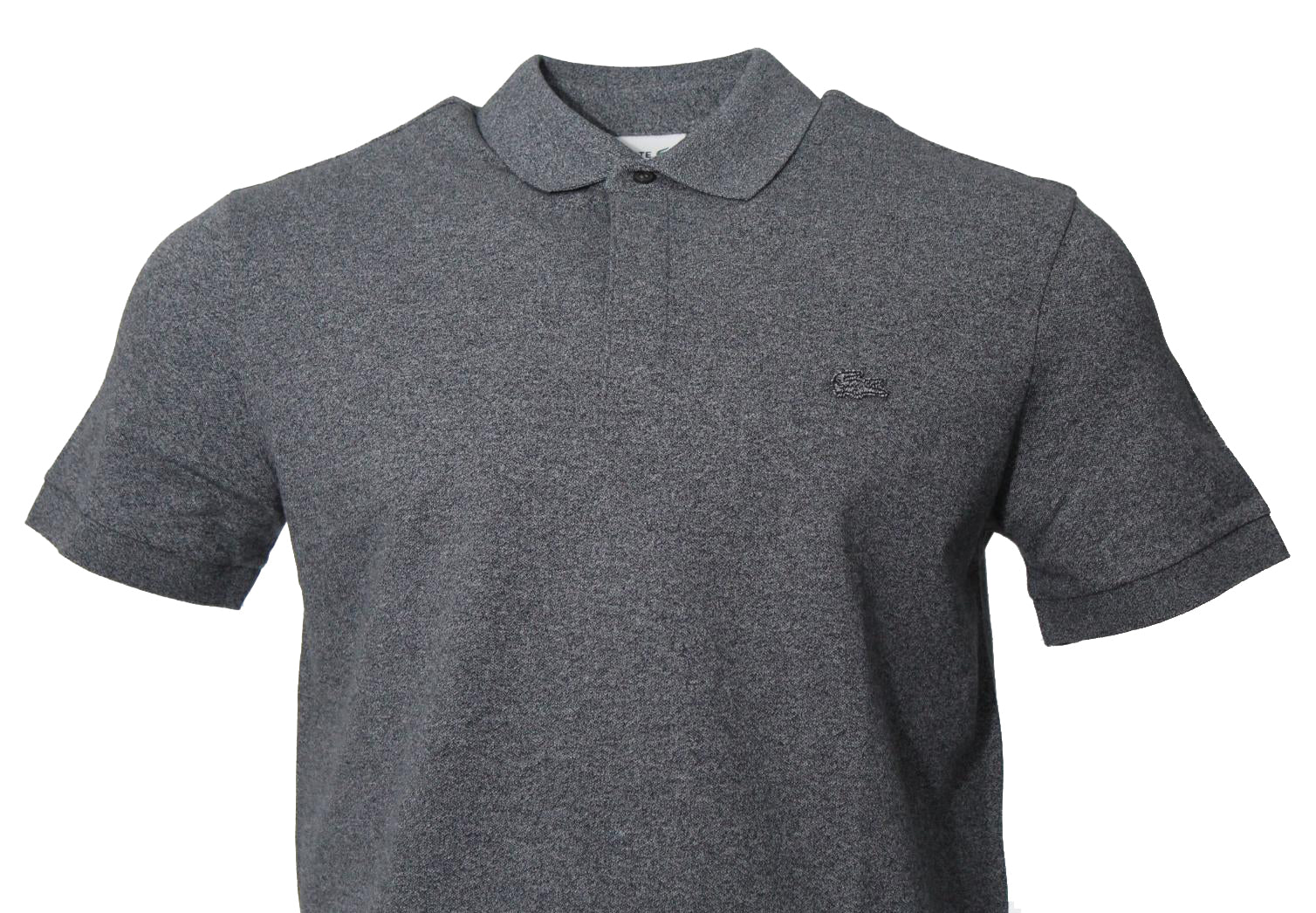 Lacoste Herren Kurzarm Polo - Regular Fit - Grau meliert