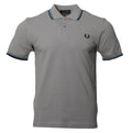 Fred Perry Polo - M3600 - Grau/Schwarz/Blau