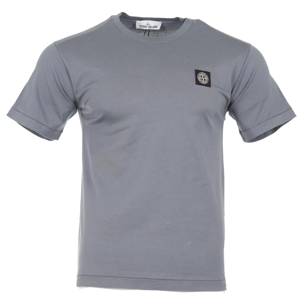Stone Island Rundhals T-Shirt - Blau