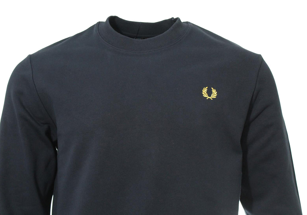 Fred Perry Rundhals Sweater - M7535 - Navy