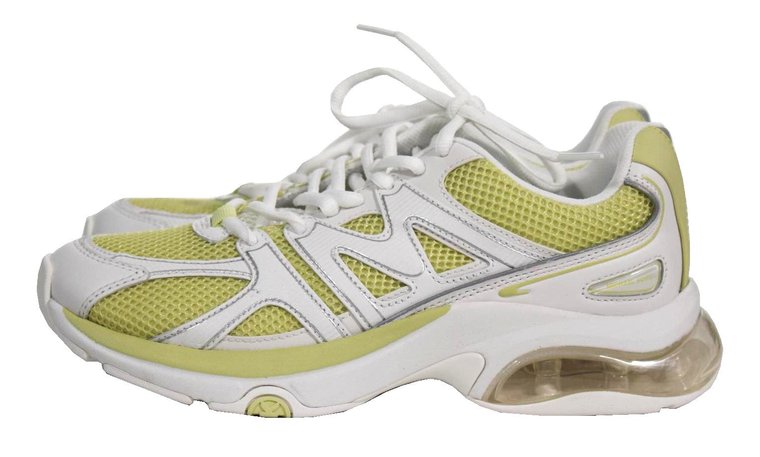 Michael Kors Damen Schuhe- Knit Trainer Extreme - Grün/Weiß