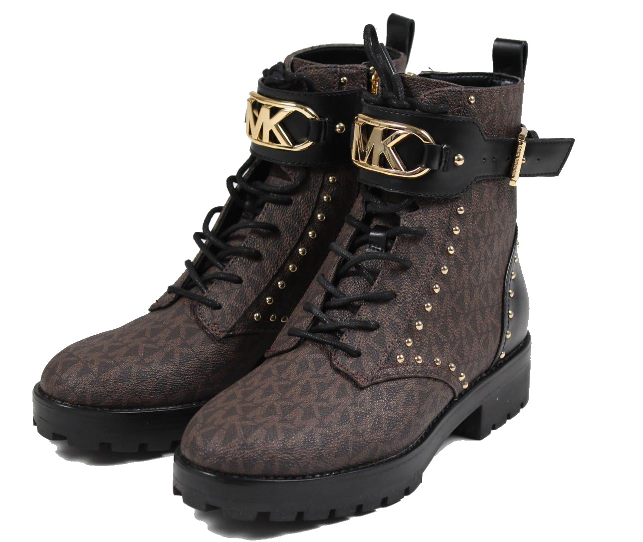 Michael Kors Damen Stiefel - Kincaid Lace Up Bootie - Braun