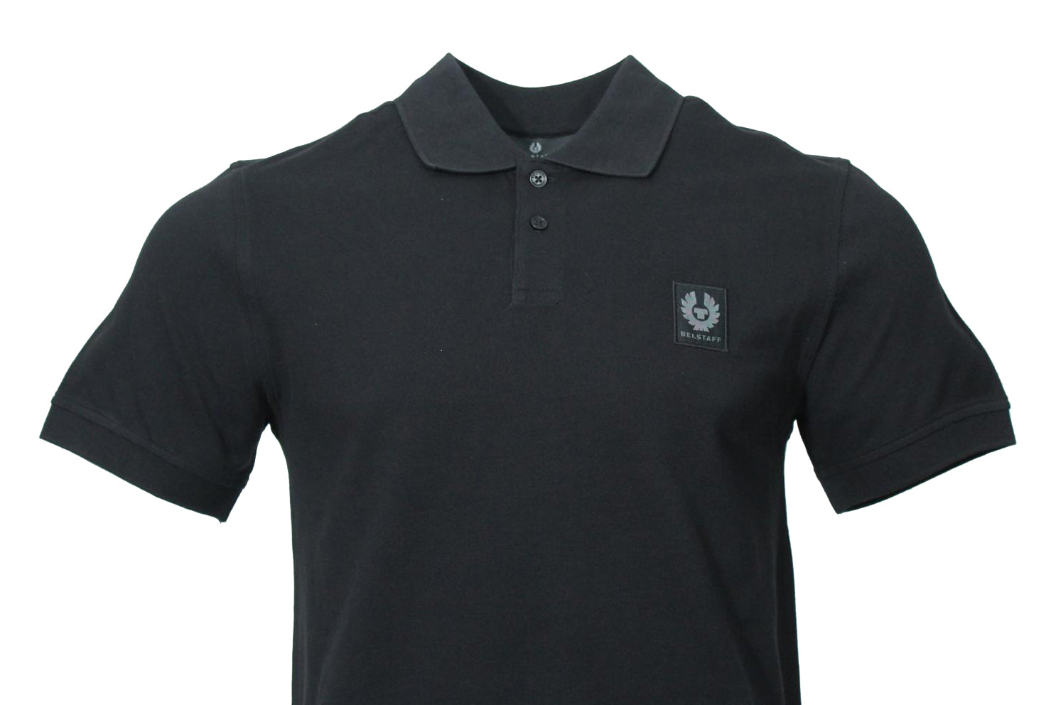 Belstaff Herren Kurzarm Polo - Schwarz