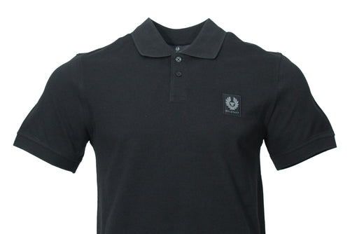 Belstaff Herren Kurzarm Polo - Schwarz