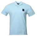 Belstaff Herren Kurzarm Polo - Hellblau