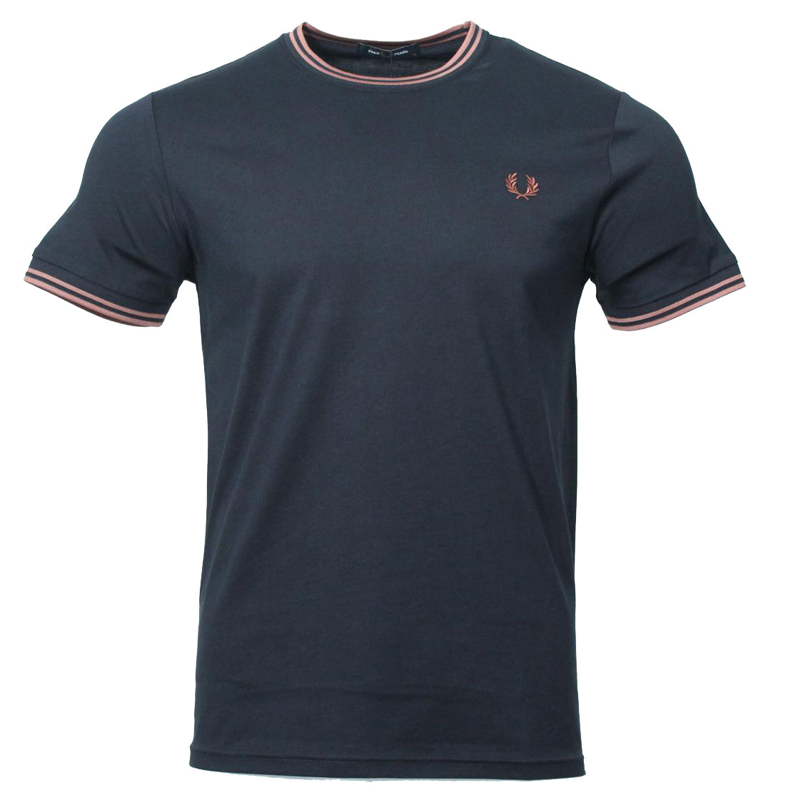 Fred Perry Herren T-Shirt - M1588V - Navy/Zimt