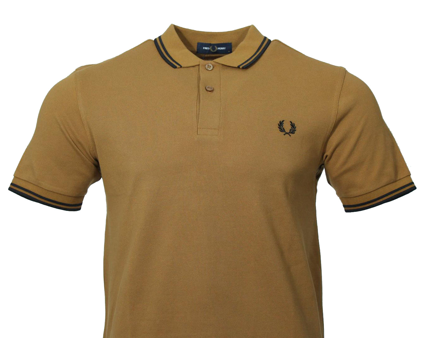 Fred Perry Polo - M3600 - Caramel/Schwarz