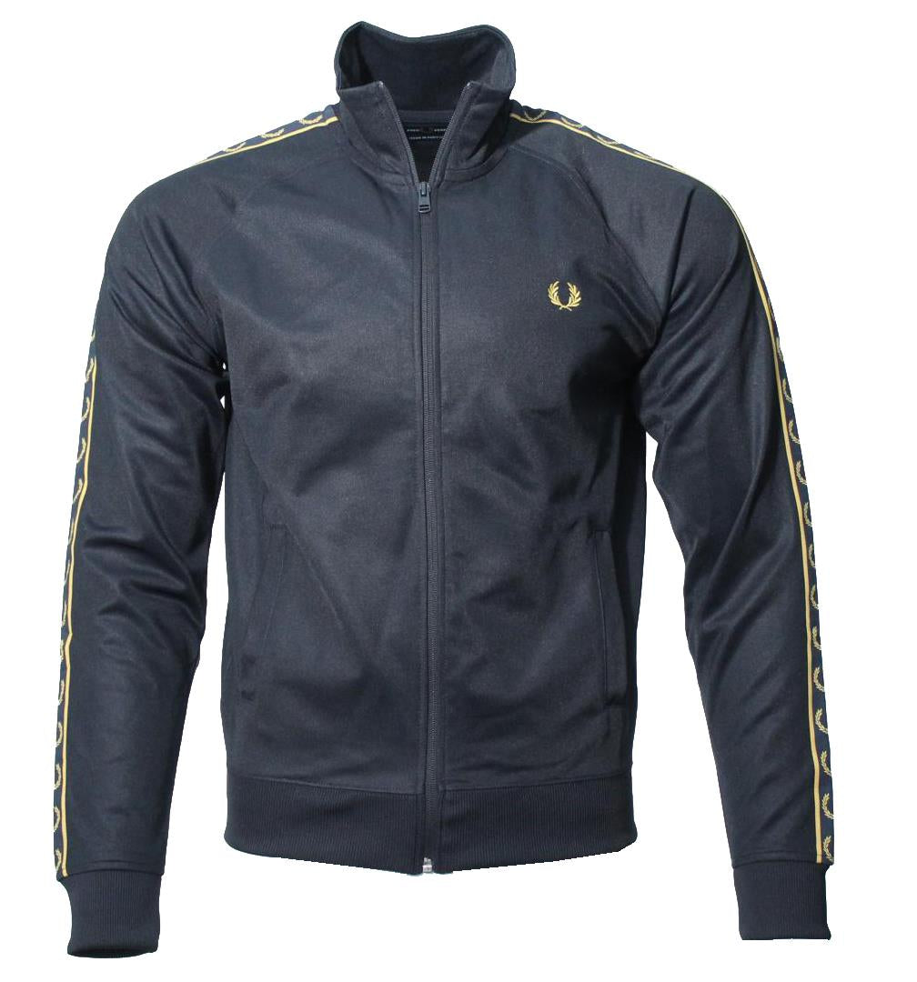 Fred Perry Herren Jacke - J5557- Navy/Gelb