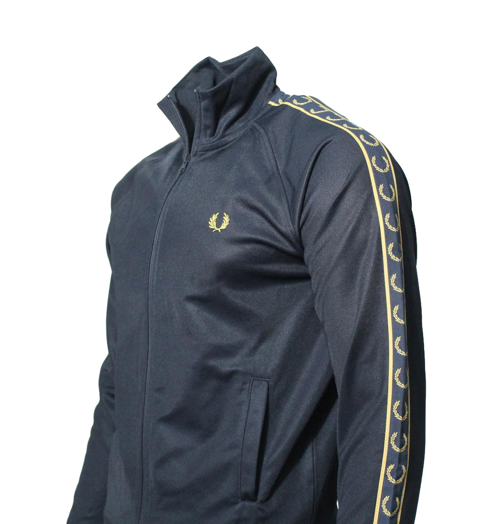 Fred Perry Herren Jacke - J5557- Navy/Gelb