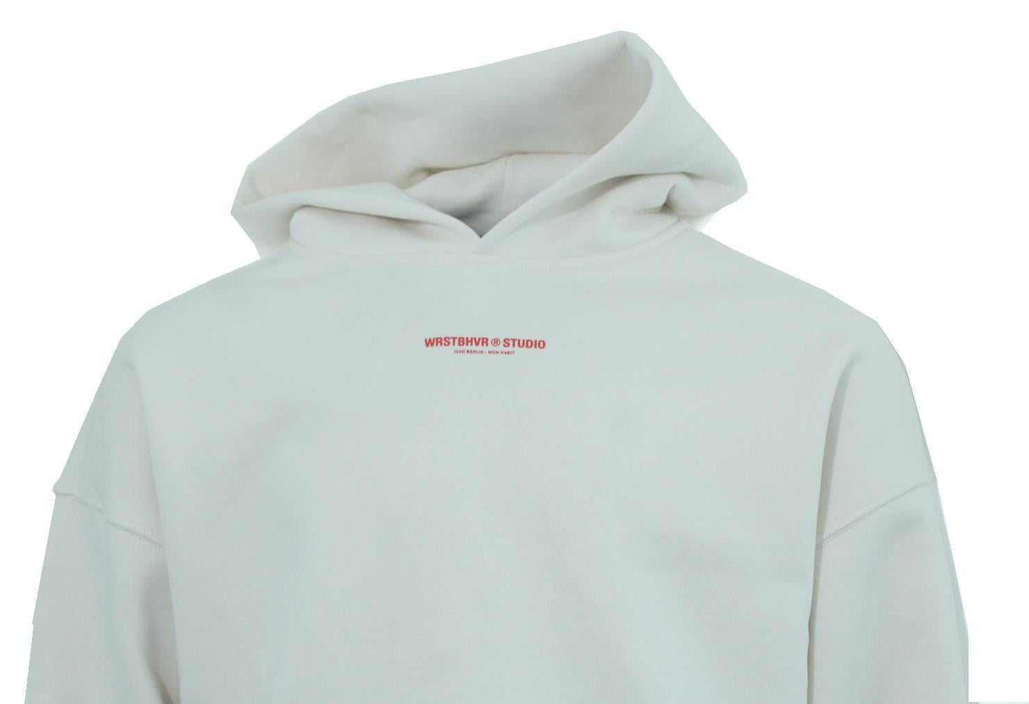 WRSTBHVR Herren Hoodie - Creme