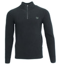 Fred Perry Half Zip Pullover aus Wolle - K6540