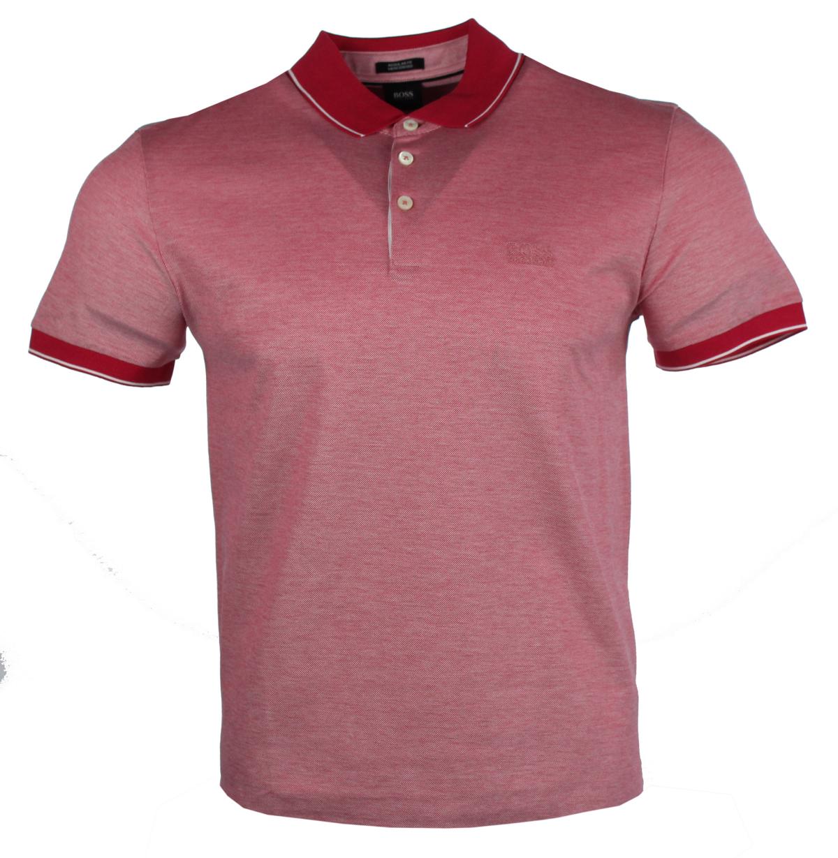 Hugo Boss Polo - Rot meliert