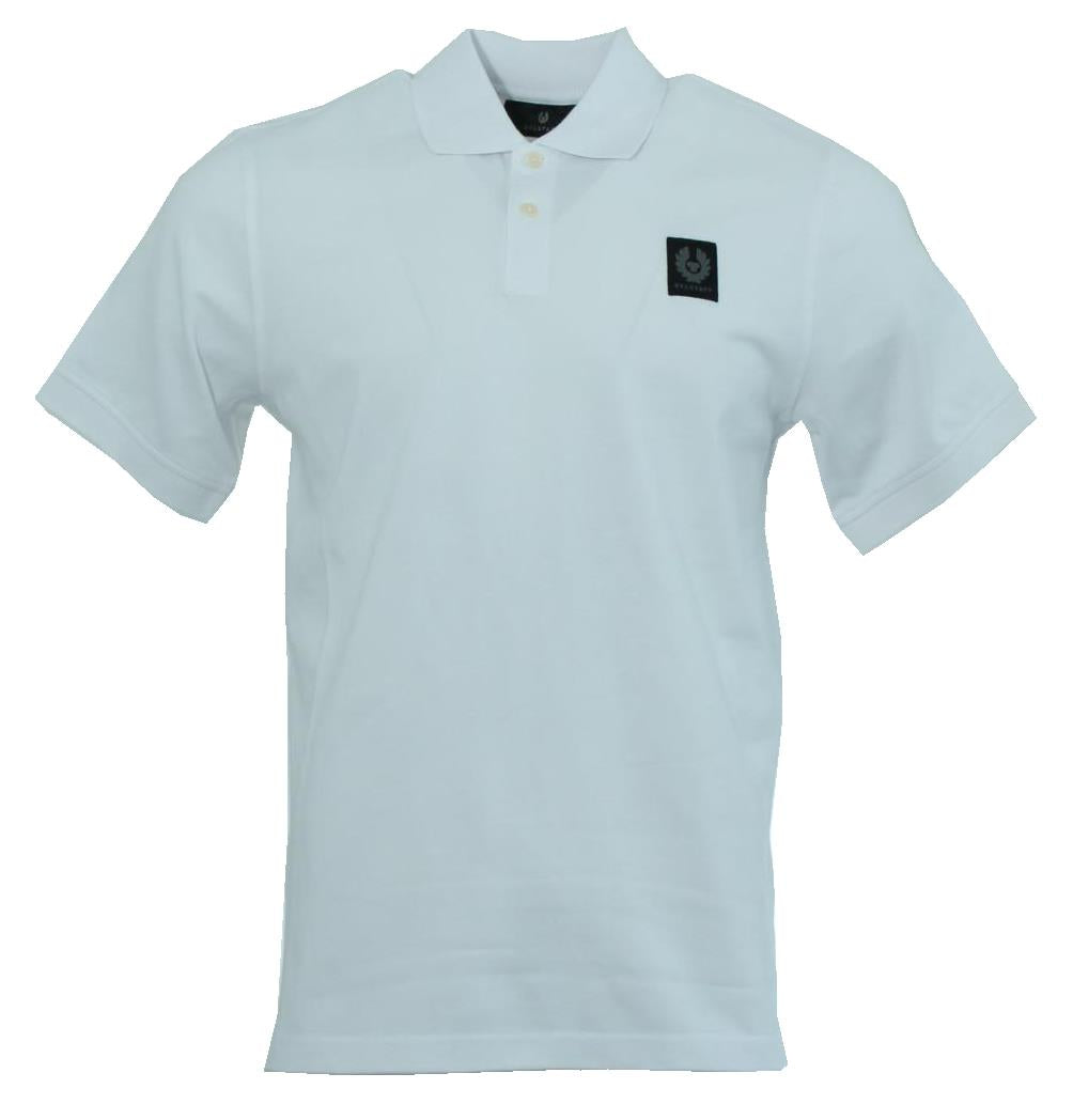 Belstaff Herren Kurzarm Polo - Weiß