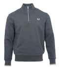 Fred Perry Half-Zip Pullover - M3574 - Dunkelgrau