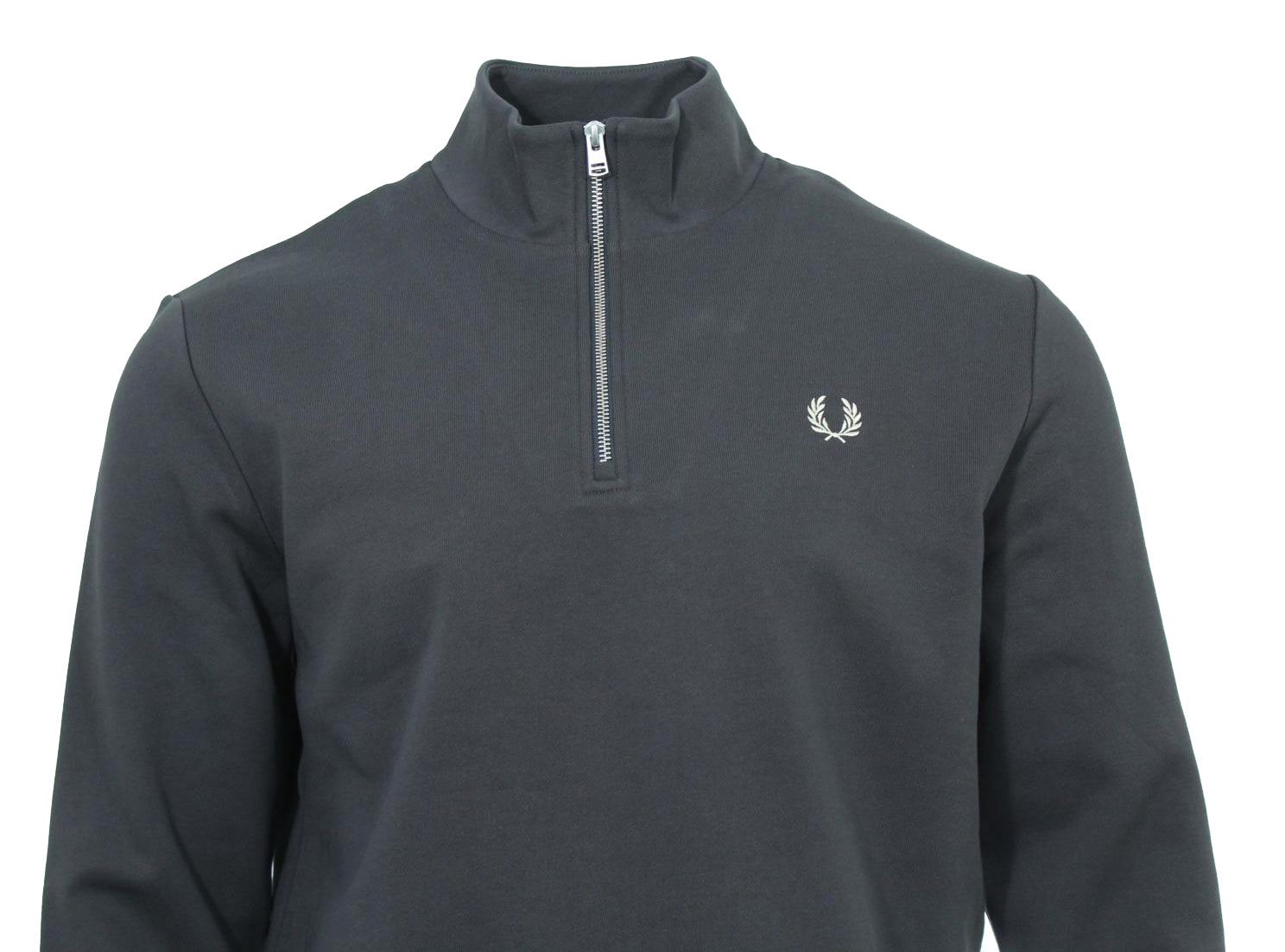 Fred Perry Half-Zip Pullover - M3574 - Dunkelgrau
