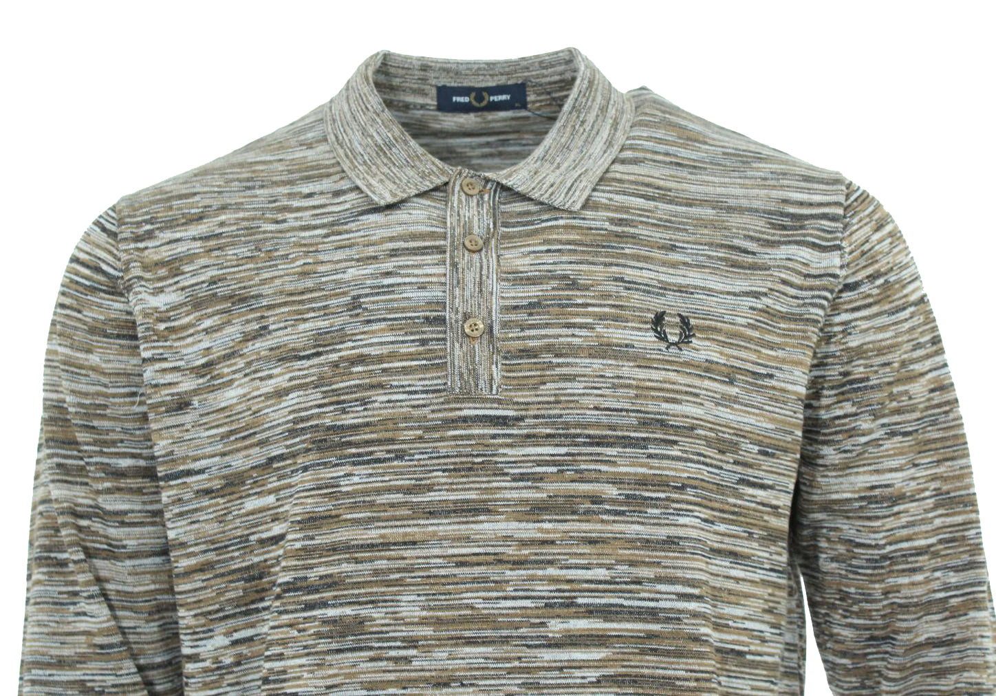 Fred Perry Langarm Polo - K8544 - Braun