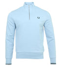 Fred Perry Half-Zip Pullover - M3574 - Babyblau