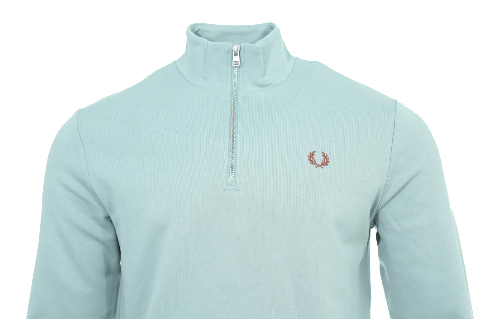 Fred Perry Half-Zip Pullover - M3574 - Silver Blue