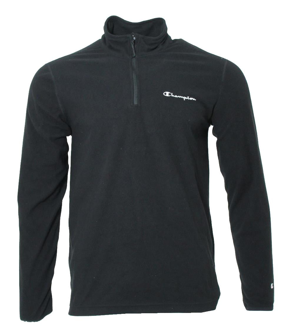 Champion Half-Zip Fleece Pullover - Schwarz