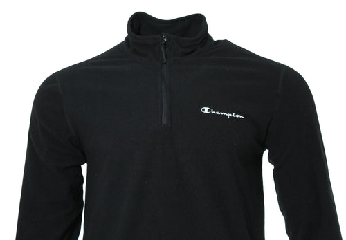 Champion Half-Zip Fleece Pullover - Schwarz