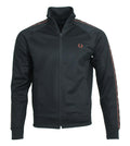 Fred Perry Herren Jacke - J5557- Schwarz/Bordeaux