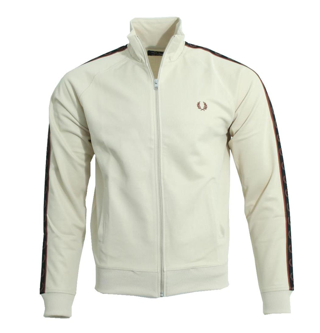 Fred Perry Herren Jacke - J5557- Ecru/Bordeaux