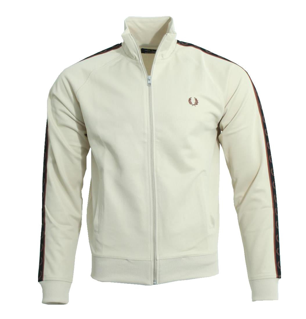 Fred Perry Herren Jacke - J5557- Ecru/Bordeaux