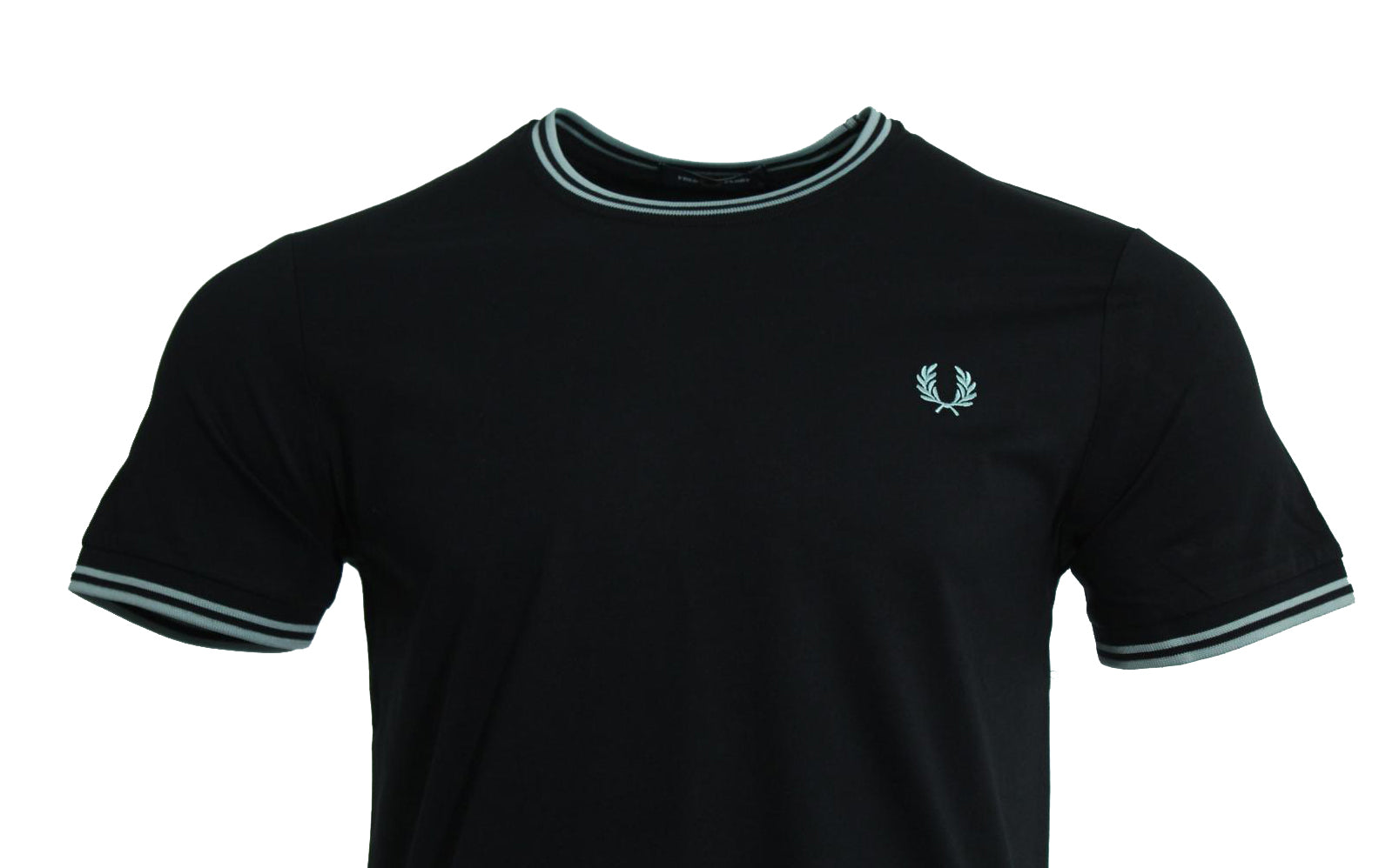 Fred Perry Herren T-Shirt - M1588V - Schwarz/Hellblau