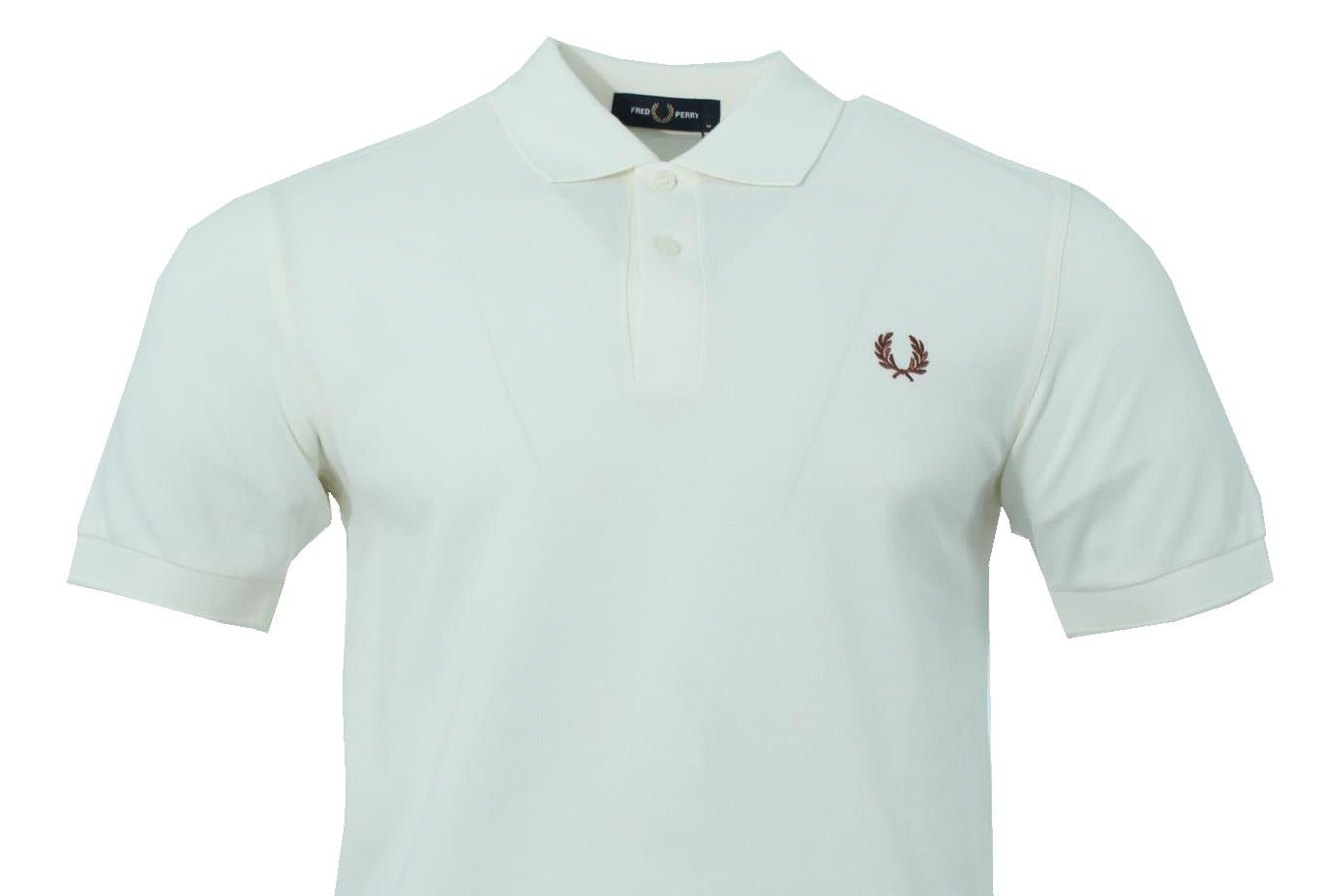 Fred Perry Polo - M6000 - Ecru/Braun