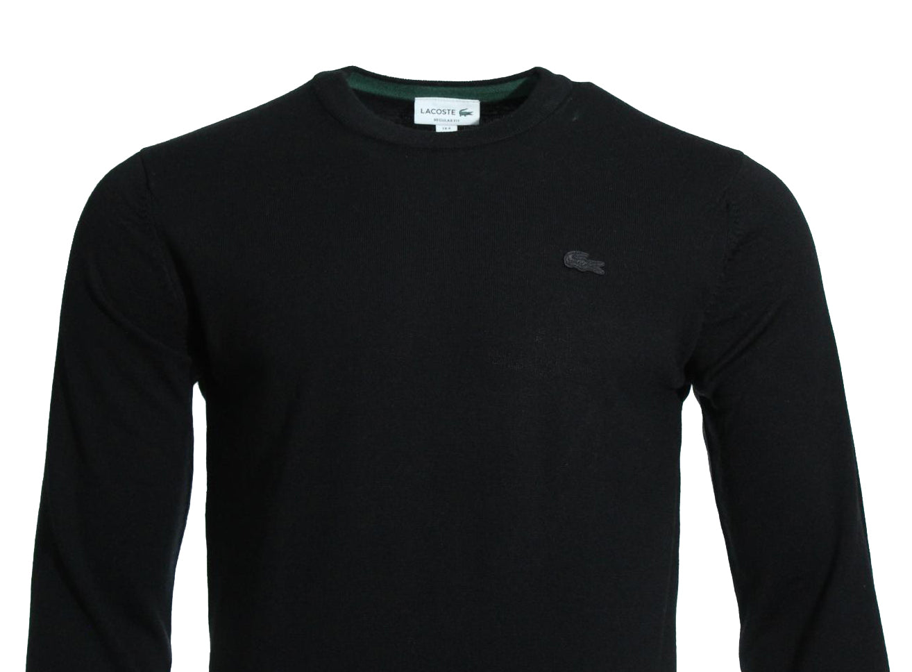 Lacoste Herren Rundhals Pullover - Schwarz